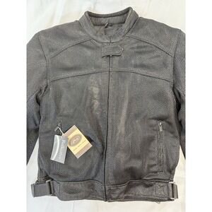 River Road Sedona Mesh Jacket Womens Large Motorcycle Biker Reflective Liner Arm